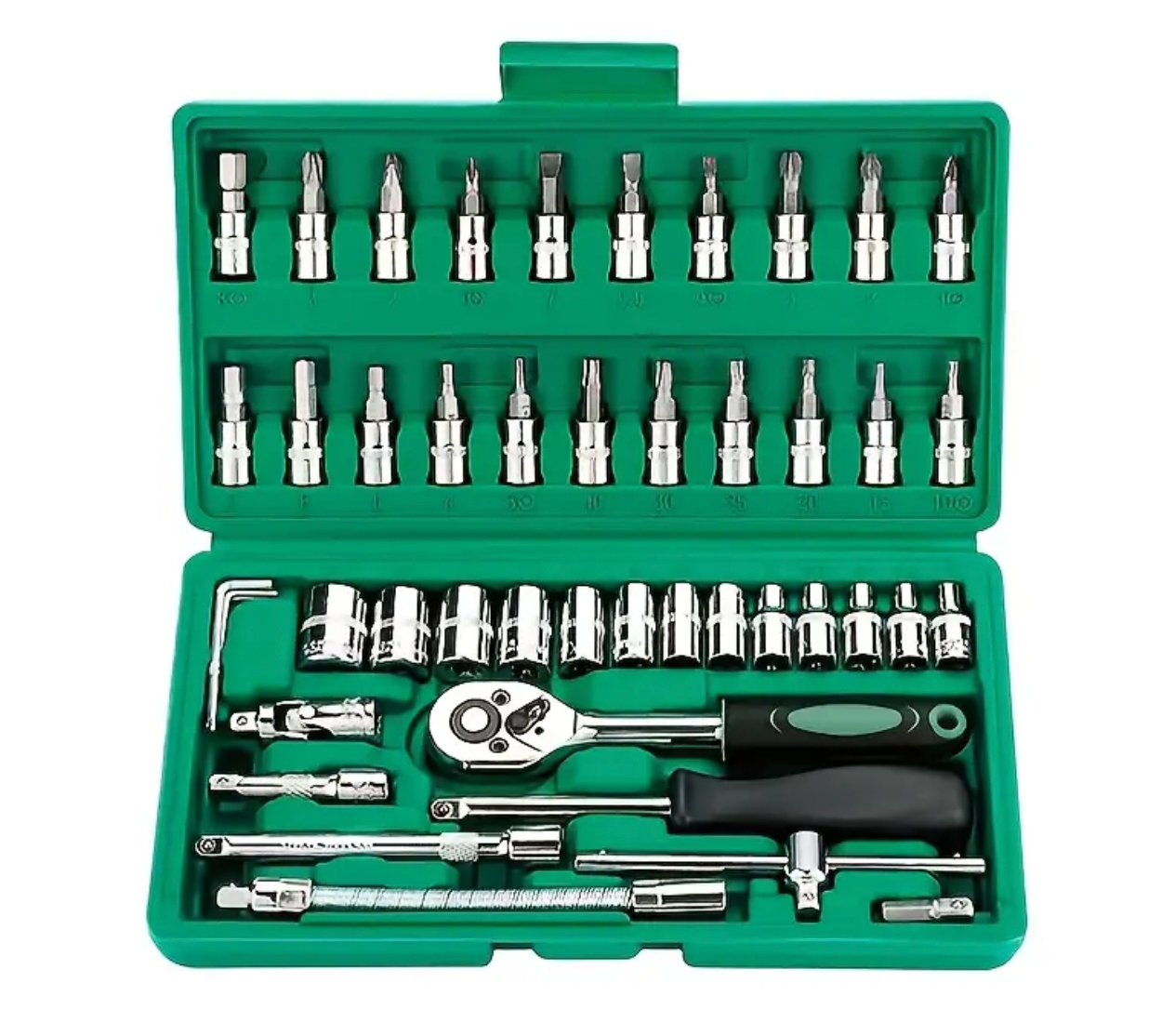 Versatile 46-Piece Pneumatic Tool Kit