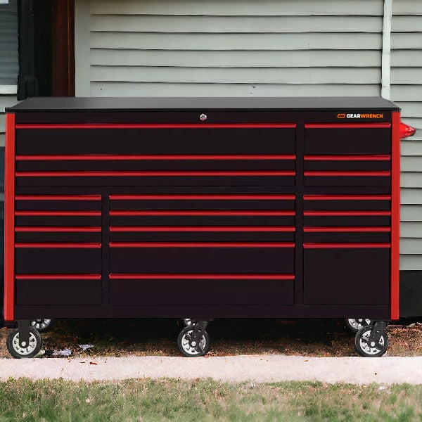 Mechanic's Deluxe Workshop: 20-Drawer Rolling Cabinet with Top Chest and Comprehensive 990-Tool Kit