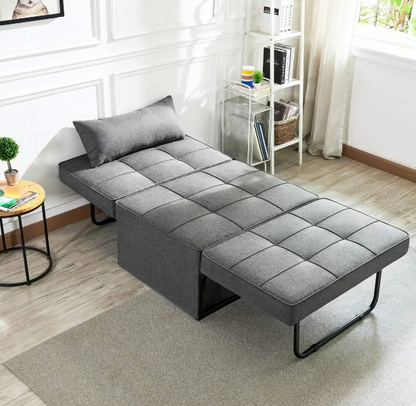 4 IN 1 Ottoman Bed Sofa Chair Lounger