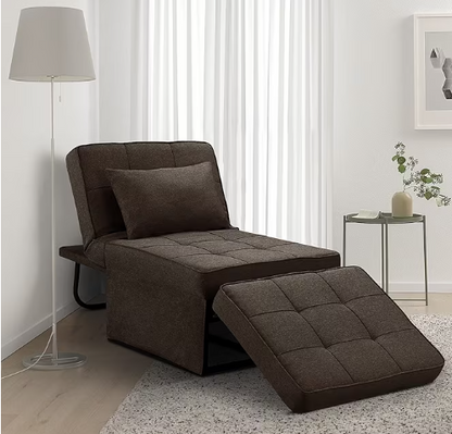 4 IN 1 Ottoman Bed Sofa Chair Lounger