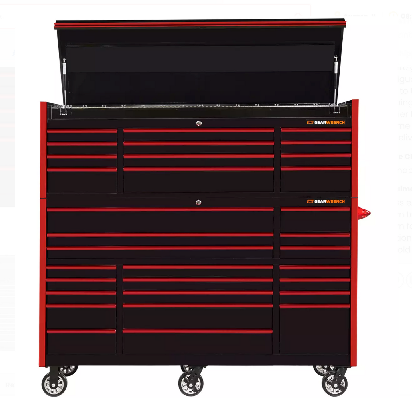 Mechanic's Deluxe Workshop: 20-Drawer Rolling Cabinet with Top Chest and Comprehensive 990-Tool Kit