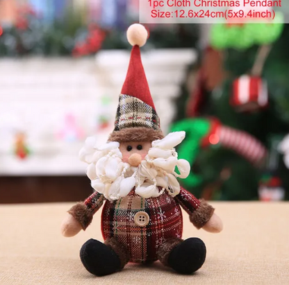 Snowman Doll: Festive Christmas Home Table Decoration