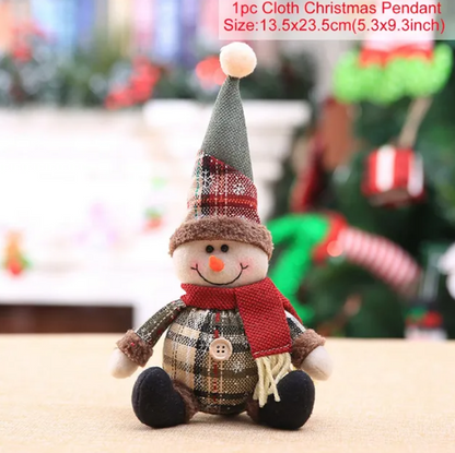 Snowman Doll: Festive Christmas Home Table Decoration